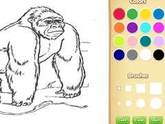 თამაშის Zoo Animals Coloring Book for Kids