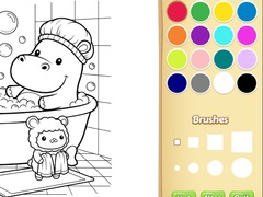 თამაშის Cozy Friends Coloring Book for Kids