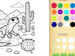 თამაშის Desert Animals Coloring Book for Kids