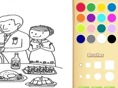 თამაშის Wedding Coloring Book for Kids