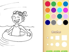 თამაშის Summer Coloring Book For Kids