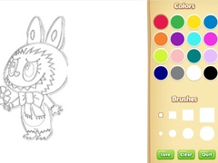 თამაშის Chibi Labubu Coloring Book for Kids