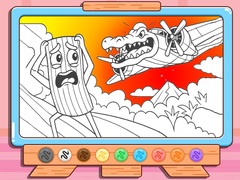 თამაშის Coloring Book: Bombardino Crocodilo