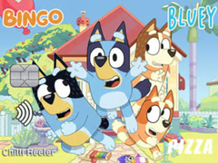 თამაშის Jigsaw Puzzle: Bluey Credit Card