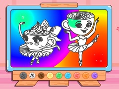 თამაშის Coloring Book: Ballerina Cappuccin