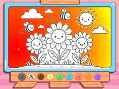 თამაშის Coloring Book: Happy Flower