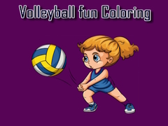 თამაშის Volleyball Fun Coloring