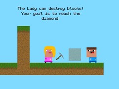 თამაშის Lady And Nubik Build And Dig