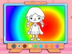 თამაშის Coloring Book: Toca Boca Girl