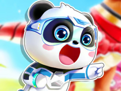 თამაშის Jigsaw Puzzle: Baby Panda Robot Team