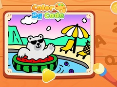 თამაშის Color By Code: Polar Bear