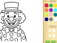 თამაშის Clown Coloring Book