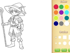 თამაშის Elf Coloring Book