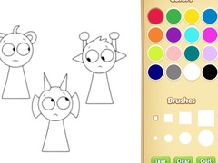 თამაშის Sprunki Coloring Pages