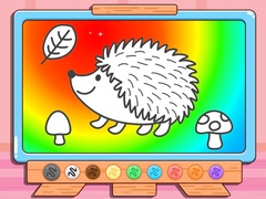 თამაშის Coloring Book: Hedgehog
