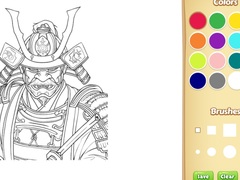 თამაშის Samurai Coloring Book