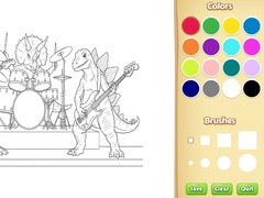 თამაშის Dinosaur Coloring Book For Kids