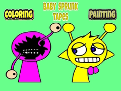 თამაშის Coloring Baby Sprunk tapes Painting