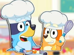 თამაშის Jigsaw Puzzle: Bluey & Bingo Fancy Cooking