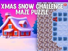 თამაშის Xmas Snow Challenge Maze Puzzle