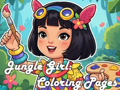 თამაშის Jungle Girl: Coloring Pages