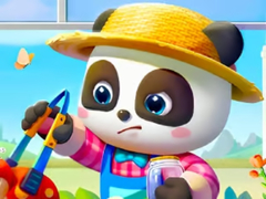თამაშის Jigsaw Puzzle: Baby Panda Little Farmer