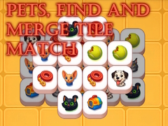 თამაშის Pets, Find and Merge Tile Match