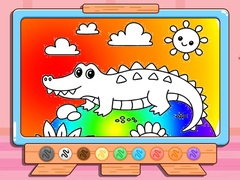 თამაშის Coloring Book: Crocodile