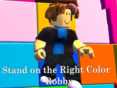 თამაშის Stand on the Right Color Robby