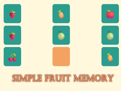 თამაშის Simple Fruit Memory