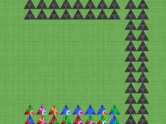 თამაშის Triminos Dominoes Triangles