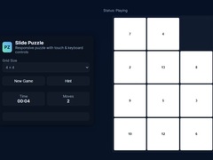 თამაშის Sliding Puzzle