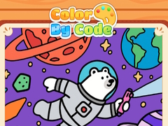 თამაშის Color By Code Space Bear