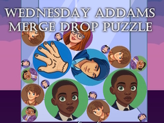 თამაშის Wednesday Addams Merge Drop Puzzle