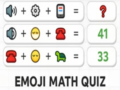 თამაშის Emoji Math Quiz