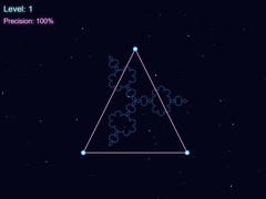 თამაშის Fractal Flow Cosmic Geometry