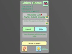 თამაშის Cities Game