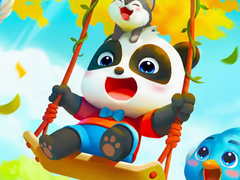 თამაშის Jigsaw Puzzle: Baby Panda Autumn Picnic Friends