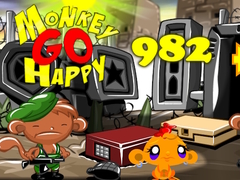 თამაშის Monkey Go Happy Stage 982