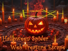 თამაშის Halloween Spider Web Treasure Escape