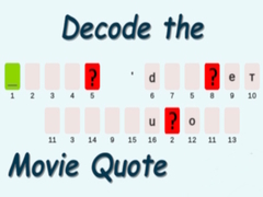 თამაშის Decode the Movie Quote