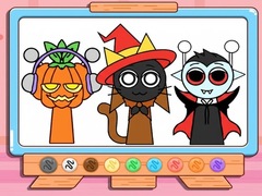 თამაშის Coloring Book: Incredibox Sprunki Halloween