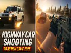 თამაშის Highway Car Shooting 3D Action Game 2025