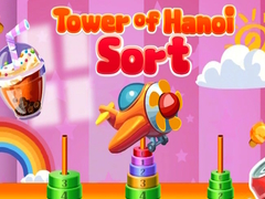 თამაშის Tower of Hanoi Sort