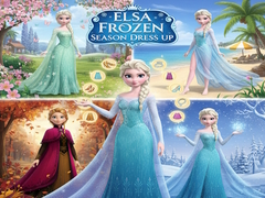 თამაშის Elsa Frozen Season Dress Up