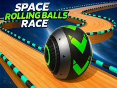 თამაშის Space Rolling Balls Race
