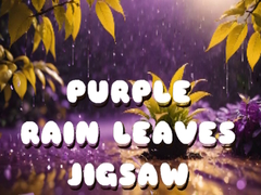 თამაშის Purple Rain Leaves Jigsaw