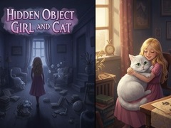 თამაშის Hidden Object - Girl and Cat