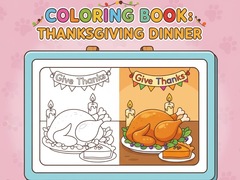 თამაშის Coloring Book: Thanksgiving Dinner