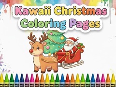 თამაშის Kawaii Christmas Coloring Pages